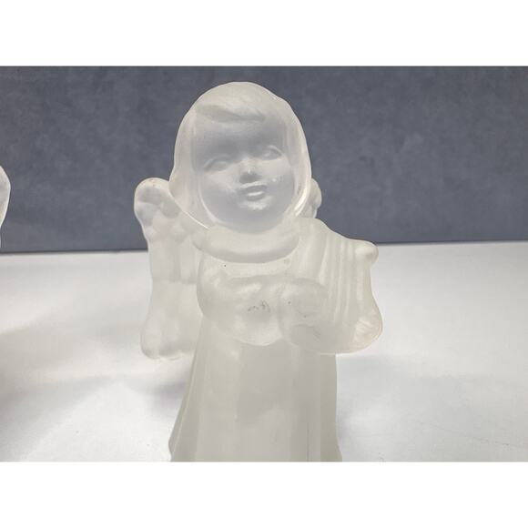 Centurion Collections Vintage Set of 2 Frosted Angel CandleHolders (In Box 2of4) - Picture 5 of 6